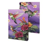 Beautiful Hummingbirds Printed Tablet Cases Compatible with iPad Series Slim Trifold Stand Protective Cover