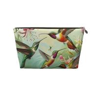 Beautiful Hummingbirds Printed Travel Toiletry Bag - Handbag Organizer, Purse Organiser Insert Handbag,Inner Storage Bag in Bag with Zipper Bag