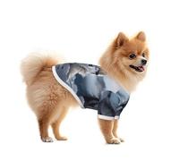 Beautiful Huskies Mesh Dog Shirt - Lightweight & Breathable, Quick Dry Stretchy Pet T-Shirt Vest for Small Dogs