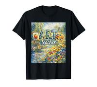 Beautiful Impressionist Floral Painting Monet Art Teacher T-Shirt