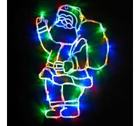 Beautiful Indoor Santa Light Silhouette Multicolour Christmas Decoration