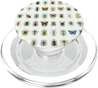 Beautiful insect collection watercolor style bugs butterfly PopSockets PopGrip for MagSafe