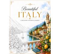 Beautiful Italy: A Relaxing Coloring Journey
