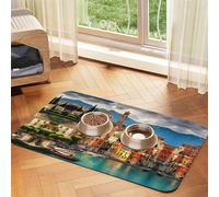 Beautiful Italy Print Cat Food Mat Pet Feeding Mat for Floor Pet Supplies Dog Water Bowl Mat Dog Essentials
