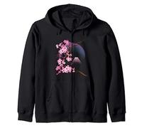 Beautiful Japanese Cherry Blossoms for men, women, kids Zip Hoodie