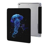 Beautiful Jelly Fish with Scuba Diver Case Compatible for IPAD 2017/2018/Air1/Air2 (9.7in) Tablet Cases Protective Stand Cover