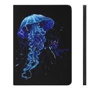 Beautiful Jelly Fish with Scuba Diver Case Compatible for IPAD Air4/Air5 （10.9in） Tablet Cases Cover with Pencil Holder Auto Wake/Sleep