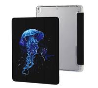 Beautiful Jelly Fish with Scuba Diver Case Compatible for IPAD Pro (10.5in) /IPAD Air3(10.5in) Tablet Cases Protective Stand Cover