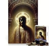 Beautiful Jesus Christ 1000 Piece Jigsaw Puzzles for Adults Mind Recall Stress Relief Fun Firm Interlock Nice Gift (50x75cm)