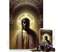 Beautiful Jesus Christ Puzzles for Adults 1000 Puzzles Critical Think Calm Leisure Uniform Edges Festive Surprise (38x26cm)