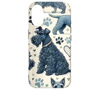 Beautiful Kerry Blues Pattern Cute Kerry Blue Terrier Case for iPhone 17