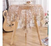 Beautiful Lace Tablecloth for Any Occasion, Protects Your Table While Offering a Touch of Elegance, Soft Fabric Design (90×90 cm)