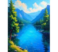 Beautiful Lake Views Funny Jigsaw Perfect for Brain Puzzle Lovers Vibrant Illustrations and Quality Piece Great Gift Idea Wooden Puzzles_1000pcs