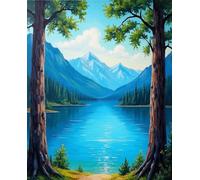 Beautiful Lake Views Puzzle for Adults Educational Intellectual Jigsaw Puzzle,Beautiful Fantasy Puzzles for Adults Fun Game_1000pcs
