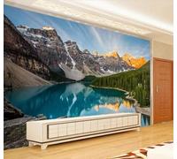 Beautiful Landscapes Rivers Forests Scenery 3D Wallpaper Easy Install Feature Office Living Room Sofa Bedroom TV Background Wall Decoration-250cm×170cm