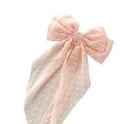 Beautiful Large Bowknot Hair Clip Elegant Ribbon Hairpin Featuring Secure Spring Clip Ponytail Holder for Lady Girls Girls Hair Accessory