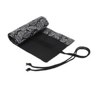 Beautiful Leaf School Pencil for Case Roller 12/24/36/48/72 Holes Canvas Pencil Case Bag Portable Office Stationery Makeup School Supplies Middle High College Students Women Ladies Purse Big
