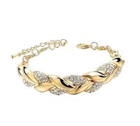 Beautiful Leaves Shaped Adjustable Alloy Fashion Jewelry for Women Work Celebrations and Gift Ideas