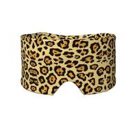 Beautiful Leopard Print Print Sleep Eye and Ear Muffs Mask - Soft & Breathable, Ideal for Travel, Meditation, and Nighttime Use