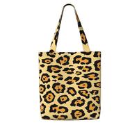 Beautiful Leopard Print Printed,Reusable Grocery Bags Shopping Tote Bags Large Capacity Canvas Shoulder bag