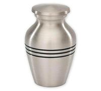 Beautiful Life Urns Dignity Pewter Keepsake Urn Ashes Small Size - NOT Intended Full Cremation Ash Quantity