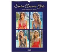 Beautiful lingerie girls. Sensual women by the water UK-Version (Wall Calendar 2026 DIN A3 Portrait), CALVENDO 12 Month Wall Calendar