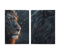Beautiful Lion Pictures Passport Holder, ID Card Protector Case Passport Holder with Slot Passports Travel Wallet Document Cover for Women And Men