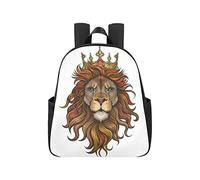 Beautiful Lion Portrait Daypack 12.40x5.12x14.17inch Backpack Purse Multipurpose Casual School Bag Business Travel School,Office
