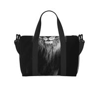Beautiful Lion Printed Travel Duffel Bag for Women Men - Weekend Overnight Bags with Adjustable Shoulder Strap and Handle