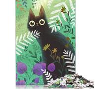 Beautiful Lioness Hiding Puzzle for Adults 1000 Pieces Puzzle Adult Jigsaw Puzzle Family Puzzle Game 1000pcs (75x50cm)