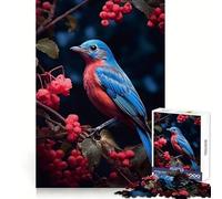 Beautiful Little Bird Jigsaws 1000 Pieces for Adults Mental Sharpness Cozy Pastime Precise Fit Holiday Treat (38x52cm)