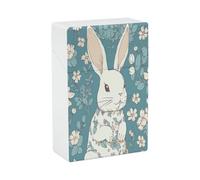 Beautiful Little Bunny Cigarette Case Stylish Lightweight Pocket Holder Case for Smoke Waterproof Cigarette Dispenser Cigarettes Accessories for Outdoor Camping Hiking