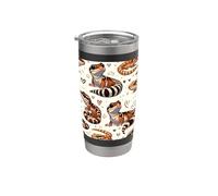 Beautiful Lizard Pattern Cute African Fat Tailed Gecko Stainless Steel Insulated Tumbler