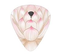 Beautiful lotus flowers in the pond 12 Pack Guitar Picks Plectrums,4 pieces in each of 3 sizes, Suitable for a wide range of stringed instruments