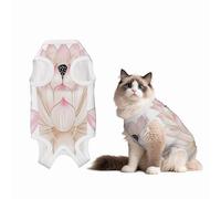 Beautiful Lotus Flowers in The Pond Recovery Suit for Dogs Cats After Surgery,Pet Recovery Shirt, Dog Onesies Pet Surgery Recovery Suit