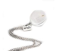 Beautiful Manual Dandelion Seeds Crystal Glass Bottle Pendant Necklace Clever