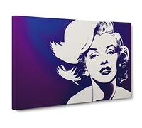 Beautiful Marilyn Monroe Vol.1 Canvas Print | Gallery Wrapped 30mm Frame Wall Art | 30x20 inches | Ready to Hang | Contemporary Picture | Living Room Bedroom Lounge Office