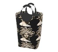 Beautiful Medusa Square storage bag 50L, suitable for multiple scenes, foldable dirty clothes storage basket.