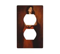 Beautiful Mexican Well Figured Woman Outlet Cover Light Switch Cover Decorative 1 Gang Wall Plate for Kitchen Room Bathroom Size 7x11.4cm