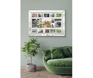 Beautiful Mirror Frame Multi Picture Photo Collage 3ft6 x 2ft6 106cm x 76cm New