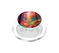 Beautiful Misty Forest Morning Landscape Scenic Design PopSockets PopGrip for MagSafe