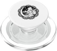 Beautiful Moon, Clouds & Stars Sky Projection, Space Portal PopSockets PopGrip for MagSafe