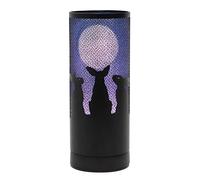 Something Different Moon Gazing Hares Aroma Lamp By Lisa Parker, Black