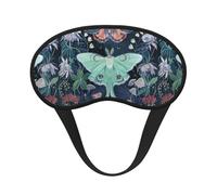 Beautiful Moth Sleep Mask, Eye Mask, Light-Blackout Design Ultra Soft & Comfortable for Men, Women