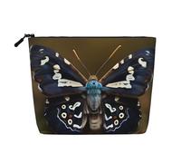 Beautiful Moth Wings Print Makeup Bag Cute Cosmetic Bag for Women Makeup Pouch Travel Toiletry Bag for Lady