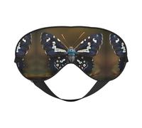 Beautiful Moth Wings Print Sleep Mask Silk-Like Eye Mask Sleeping Eye Mask for Women Men for Travel Sleep Relaxation