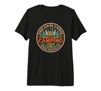 Beautiful Mountain Hiking Crew for Weekend Nature Hikes Premium T-Shirt