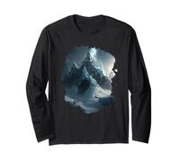 Beautiful Mountain Landscape Mountains Polar Mountain Range Long Sleeve T-Shirt