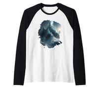 Beautiful Mountain Landscape Mountains Polar Mountain Range Raglan Baseball Tee