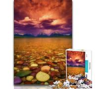 Beautiful Mountain River 1000 Piece Jigsaw Puzzles for Adults Gifts,Help The Brain Exercise Addictive Toys to Cultivate Patience Great Gift 38x26cm